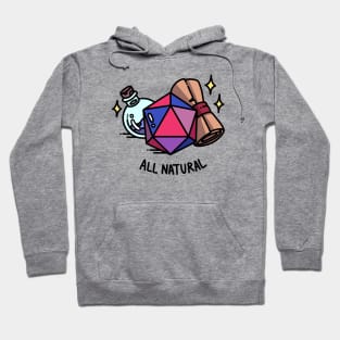 All Natural Bisexual DnD D20 Hoodie